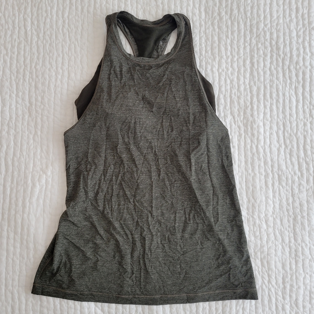Lululemon Green Tank/Bra